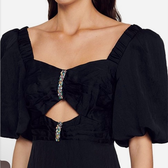 Sandro Fabala Dress With Rhinestones NWT - Picture 3 of 15